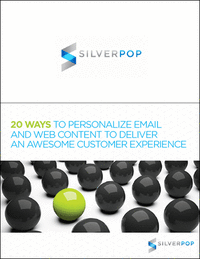 20 Ways to Personalize Email and Web Content to Deliver an Awesome Customer Experience