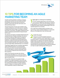 10 Tips for Becoming an Agile Marketing Team