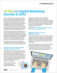 10 Tips for Digital Marketing Success in 2016