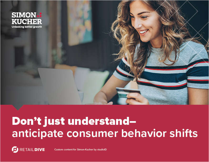 Anticipate Consumer Behavior -- Before It Changes