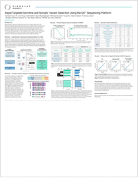 Rapid Targeted Germline and Somatic Variant Detection Using the G4 Sequencing Platform