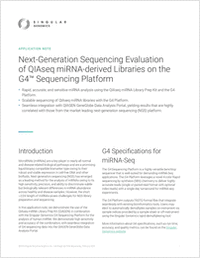 Next-Generation Sequencing Evaluation of QIAseq miRNA-Derived Libraries on the G4 Sequencing Platform