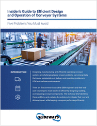 Insider's Guide to Efficient Design and Operation of Conveyor Systems