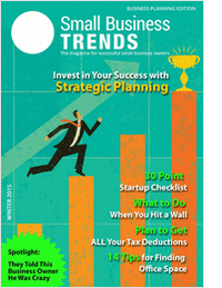 Invest in Your Success with Strategic Planning -- Business Planning Issue