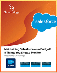 Maintaining Salesforce on a Budget? 8 Things You Should Monitor