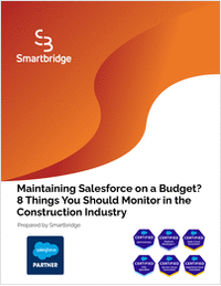 Maintaining Salesforce on a Budget E-Book for Construction