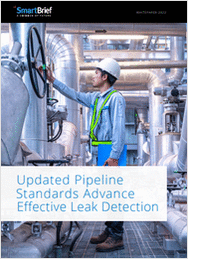 Updated Pipeline Standards Advance Effective Leak Detection