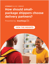 How should small-package shippers choose delivery partners?