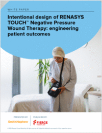 Intentional design of RENASYS TOUCH� Negative Pressure Wound Therapy: engineering patient outcomes