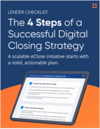 eClosing Checklist: The 4 Steps of a Successful Digital Closing Strategy