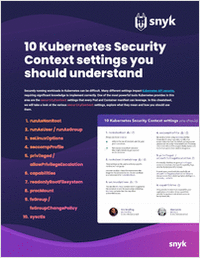 10 Kubernetes Security Context Settings You Should Understand