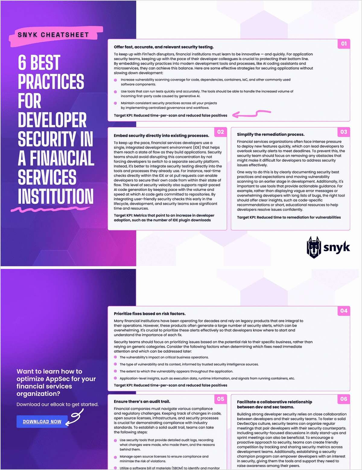 6 Best Practices for Developer Security in a Financial Services Institution