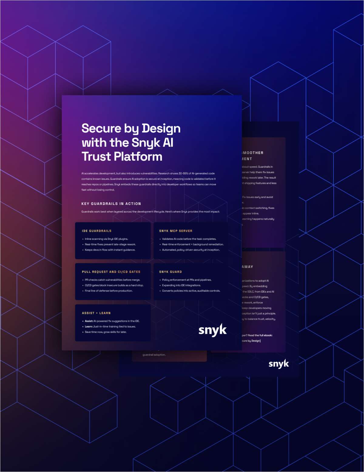 Secure by Design with the Snyk AI Trust Platform | Cheat Sheet