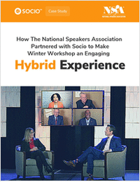 How The National Speakers Association Partnered with Socio to Make Winter Workshop an Engaging Hybrid Experience