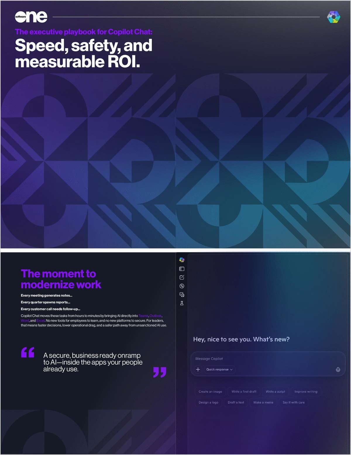 The Executive Playbook for Copilot Chat: Speed, Safety, and Measurable ROI.