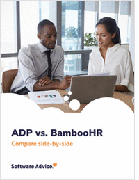 Choosing HR software? Compare ADP vs. Bamboo HR side-by-side.