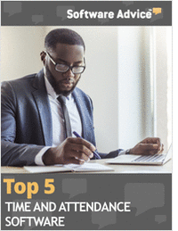 The Top 5 Time and Attendance Software - Get Unbiased Reviews & Price Quotes