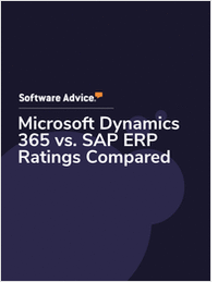 Microsoft Dynamics 365 vs. SAP ERP Ratings Compared