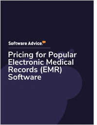 Pricing for Popular Electronic Medical Records (EMR) Software