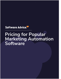 Pricing for Popular Marketing Automation Software