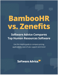 BambooHR vs. Zenefits - Compare Top Human Resources Software Systems