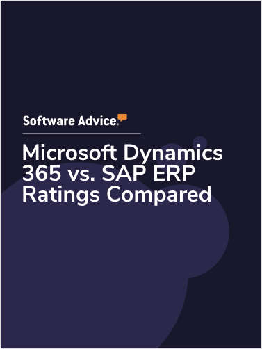 Microsoft Dynamics 365 vs. SAP ERP Ratings Compared