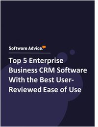 Top 5 Enterprise Business CRM Software With the Best User-Reviewed Ease of Use