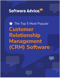 Software Advice's Top 5: Most Popular CRM Software