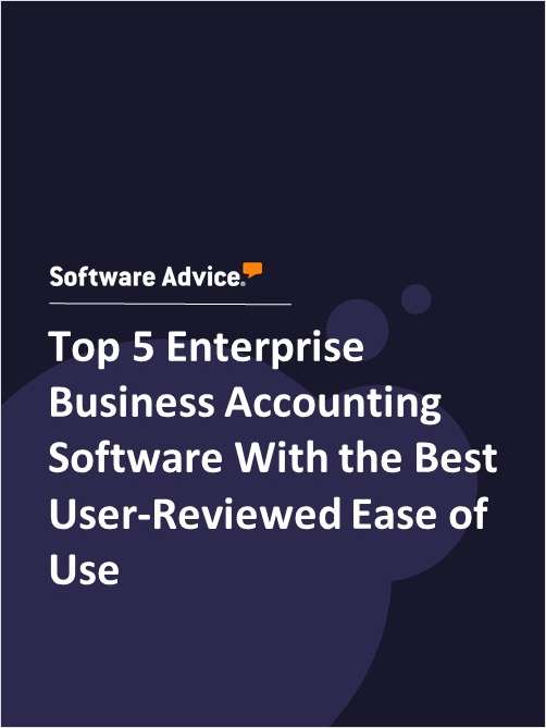 Top 5 Enterprise Business Accounting Software With the Best User-Reviewed Ease of Use