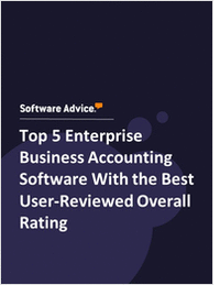 Top 5 Enterprise Business Accounting Software With the Best User-Reviewed Overall Rating
