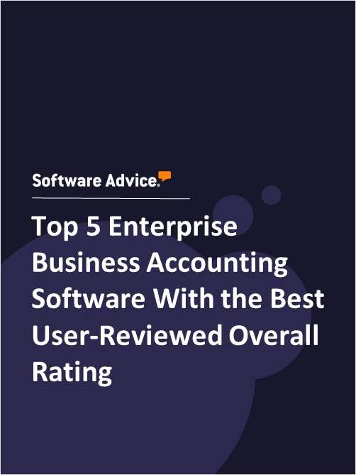Top 5 Enterprise Business Accounting Software With the Best User-Reviewed Overall Rating