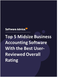 Top 5 Midsize Business Accounting Software With the Best User-Reviewed Overall Rating