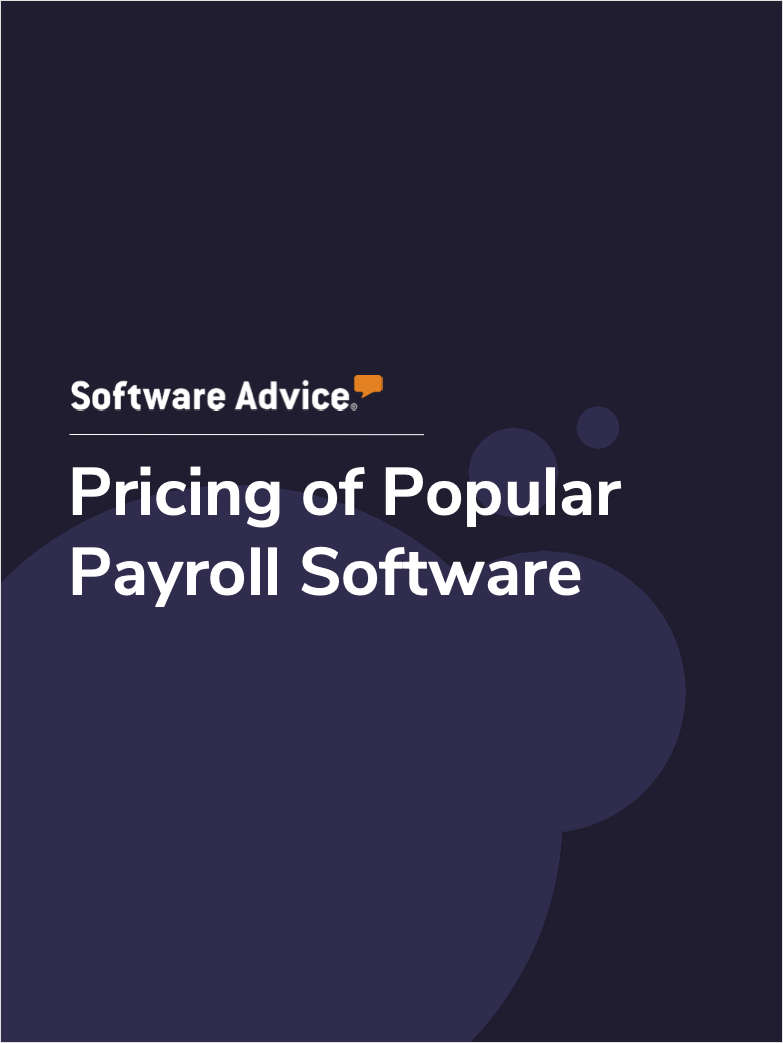 Pricing of Popular Payroll Software