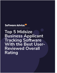 Top 5 Midsize Business Applicant Tracking Software With the Best User-Reviewed Overall Rating