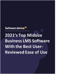 2021's Top Midsize Business LMS Software With the Best User-Reviewed Ease of Use