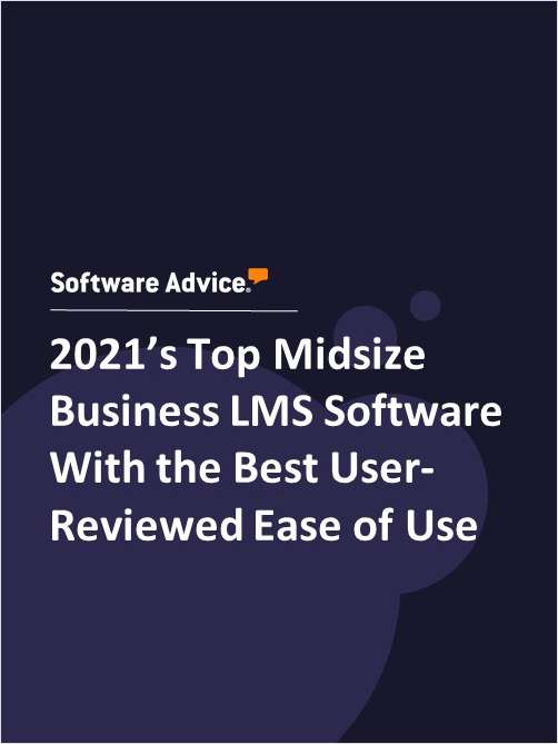 2021's Top Midsize Business LMS Software With the Best User-Reviewed Ease of Use