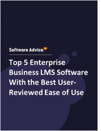Top 5 Enterprise Business LMS Software With the Best User-Reviewed Ease of Use
