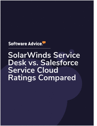 SolarWinds Service Desk vs. Salesforce Service Cloud Ratings Compared