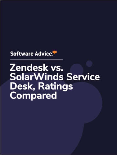 Zendesk vs. SolarWinds Service Desk Ratings, Compared