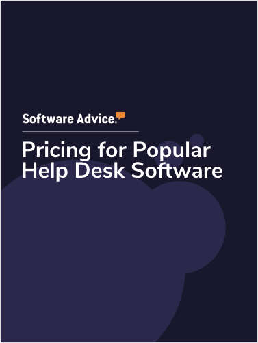 Pricing for Popular Help Desk Software
