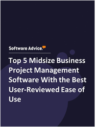Top 5 Midsize Business Project Management Software With the Best User-Reviewed Ease of Use