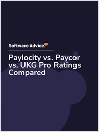 Paylocity vs. Paycor vs. UKG Pro Ratings Compared