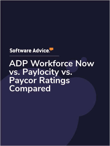 ADP Workforce Now vs. Paylocity vs. Paycor Ratings Compared