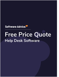 What does help desk software cost? Get a free price quote