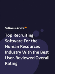 Top Recruiting Software For the Human Resources Industry With the Best User-Reviewed Overall Rating