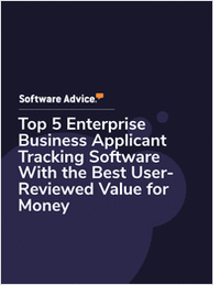 Top 5 Enterprise Business Applicant Tracking Software With the Best User-Reviewed Value for Money