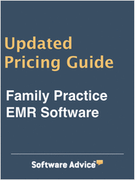 Updated Family Practice EMR Software Pricing Guide from Software Advice