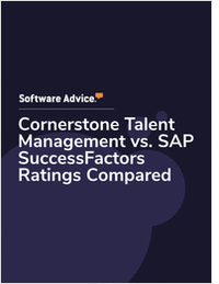Cornerstone Talent Management vs. SAP SuccessFactors Ratings Compared