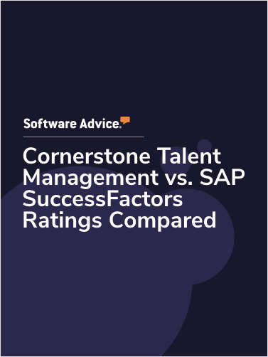Cornerstone Talent Management vs. SAP SuccessFactors Ratings Compared