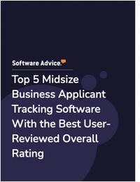 Top 5 Midsize Business Applicant Tracking Software With the Best User-Reviewed Overall Rating